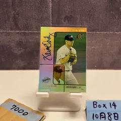 2000 Upper Deck SPx Xavier Nady 1233/1500 直筆サインカード SAN DIEGO PADRES RC ルーキー Rookie Young Star カード