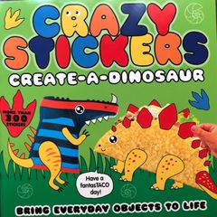 Crazy Stickers Create-A-Dinosaur