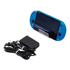 Sony Computer Entertainment PlayStation Vita Wi-Fiモデル アクア・ブルー PCH-2000 中古 a1