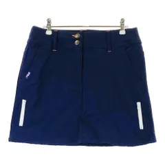 サイズ：L FILA GOLF フィラゴルフ  裏起毛 ストレッチスカート  ネイビー系 [240101388261]# ゴルフウェア レディース ストスト