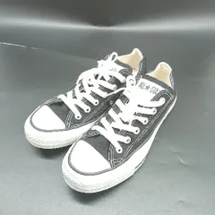 ◇ Θ CONVERSE コンバース ローカット シューズ サイズ24.5 ブラックホワイト系 レディース E  【1504240021133】