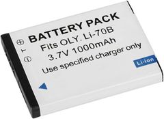PSE認証 Li-70B Li70B OLYMPUS オリンパス バッテリー 1000mAh 互換品