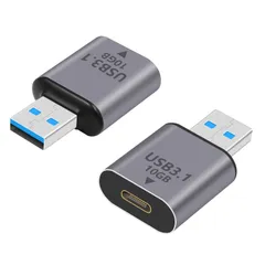 【新着商品】両面10Gbps高速データ転送 2 Gen USB USB USB USB Type Type 3.1 3.1 C C C 変換アダプタ 変換アダプタ、USB 変換アダプタ、USB オス OTG対応 to to メス 高耐久合金製【2個】 A Po