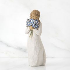 ウィローツリー彫像 Forget me not - わたしのこと忘れないで 13cm 少女 | おしゃれ 置物 彫刻 人形 インテリア スーザン･ローディ 正規輸入品