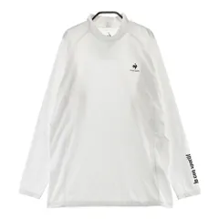 サイズ：LL LECOQ GOLF ルコックゴルフ 2022年モデル ハイネック 長袖インナーTシャツ  ホワイト系 [240101293114]# ゴルフウェア メンズ ストスト