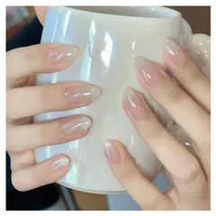 【即日発送】ネイルチップ 手作りネイルチップ 結婚式ネイルチップ ネイルチップ かわいい 短め 3D 長い ネイルチップ チップ 人気 和風 花嫁ネイル 付け爪 光沢 つけ爪 Lwenjing 24枚入 (R76)