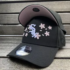 超激レア/廃番【ニューエラ】一文字 桜 漢字 キャップ サクラさくら 黒×ピンク 超激レア/廃番【ニューエラ】一文字 桜 漢字 キャップ サクラ
