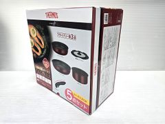 【中古未使用品】 サーモス THERMOS フライパン 鍋 フタ 取っ手 5点セット IH/ガスOK KSD-5A用 ○YR-18795○