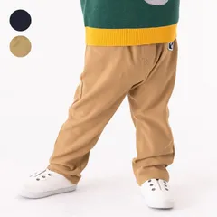 moujonjon のびふわツイルワッペン付ロングパンツ　m55009