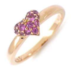 ポンテヴェキオ Ponte Vecchio リング ハート モチーフ パヴェ ピンク