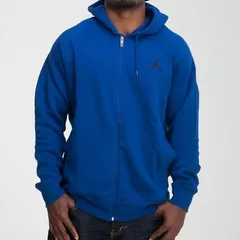 USAモデル NIKE ナイキ AIR JORDAN エア ジョーダン JUMPMAN ジャンプマン ジップアップパーカー 青