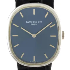 パテックフィリップ PATEK PHILIPPE ゴールデンエリプス 3848 腕時計 WG レザー 手巻き ブルー ユニセックス 【中古】のサムネイル