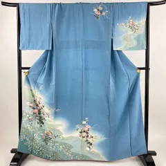 訪問着フルセット　着物　正絹　絞り　刺繍　G3 正絹単衣訪問着 レンタルフルセット「刺繍 宝尽くし