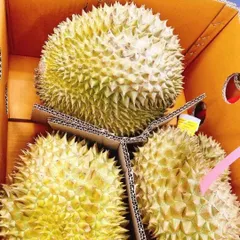 タイ産新鮮ドリアン一箱金枕3-4個 タイ産新鮮ドリアン一箱金枕3-4個 - メルカリ