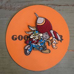 【BICYCLE】ワイリーコヨーテ ロケット ワッペン コヨーテ レーシング ガレージ アメリカン雑貨