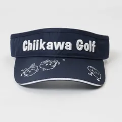 【 新品 未開封 】   ちいかわGOLF 男女兼用 ちいかわゴルフ バイザー パター ［ユニセックス /フリーサイズ：頭周り57cm］ ネイビー VISERNV 未使用 送料無料