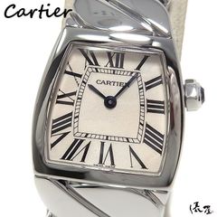 【コンプリート済】カルティエ ラドーニャ SM 極美品 QZ レディース Cartier 時計 腕時計 中古【送料無料】