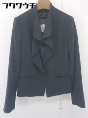 ◇ COUP DE CHANCE クード シャンス 1B 長袖 テーラードジャケット サイズ40 ダークグレー レディース  【1109070012308】