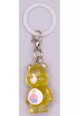 【中古】ストラップ Birthday Bear 「ケアベア クリアマスコットチャーム」