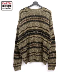 M*u様 DOCKERS ドッカーズ　オリーブグリーンダイヤモンド柄ニット　古着 2025年最新】dockers ニットの人気アイテム - メルカリ