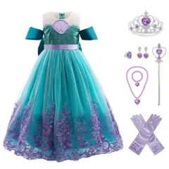 リトルマーメイド アリエル 子供 ドレス 衣装 豪華８点セット 100～140