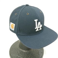 Carhartt カーハート 帽子 キャップ 47BRAND × CARHARTT Los Angeles Dodgers キャップ ネイビー