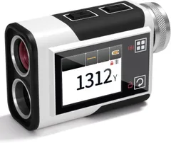 CIGMAN ゴルフレーザー距離計 2.4インチタッチスクリーン 1312ヤード 6倍ズーム USB-C充電式 IP54防水 ゴルフ用距離計 スロープ補正 フラッグロック 日本語説明書付き