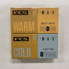 FCS サーフィンワックス 【真冬用 ×1＋夏秋用×1】
