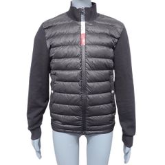 MONCLER(モンクレール) ダウン パーカー アウター アパレル ファッション 切り替え L ナイロン コットン  ブラック黒 F10918G50000 80985 メンズ 40802068954【中古】【アラモード】