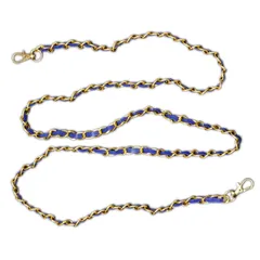 【在庫処分】紐 バッグチャーム ネックストラップ ショルダーベルト 金具付き 肩紐 ストラップ ショルダー （ブルー） バッグ チェーン PR-SHOULST-BL ショルダーストラップ prendre