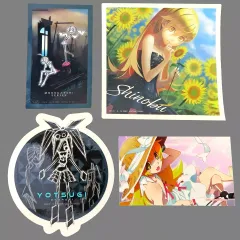 【中古】シール・ステッカー H ステッカーセット(4枚組) 「一番くじ ＜物語＞シリーズ ～儂と私と僕の晴衣装～」 G賞 