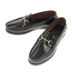 【中古】【未使用】パラブーツ Paraboot CORAUX MORS モカシンビットローファー ブラック【サイズ3（右）3 1/2（左）】【レディース】