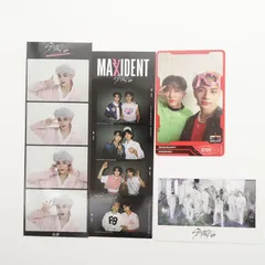 Stray Kids スキズ MANIAC トレカ フォトカード MAXIDENT 4カット フォト ヒョンジン ステッカー ODDINARY ユニット