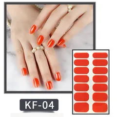 KF004 ネイルシール 貼るだけ ジェルネイル 3D時短簡単お手軽 セルフネイル マニキュア 張るだけ ウエディング 手用 夏デコシール 柄花フラワー蝶バラ星ボタニカル かわいい シンプル ブライダル シルバー ゴールド ホワイト グラデーション 単色★4