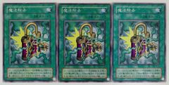 遊戯王　魔法除去　3枚