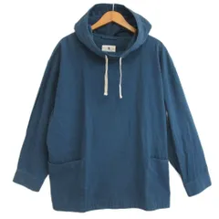 スノーピーク snow peak タグ付 NATURAL DYED RECYCLED COTTON PARKA コットン アノラック マウンテンパーカー JK-23SU105 ブルー Mのサムネイル