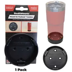 送料無料 【新品 未使用 未開梱】 STEALTHMOUNTS　ステルスマウント ミルウォーキータンブラー用マウント(1個入り)ブラック　MWPACCUP1