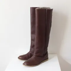 フランシュリッペ ロングブーツ レザー 裏ボア 日本製 ダークブラウン S （w-4520224）