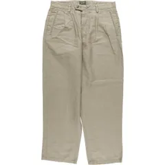 【00s】DOCKERS ドッカーズ リネンコットンパンツ ツータック 古着 古着 00年代 ドッカーズ DOCKERS Khakis ツータック リネン
