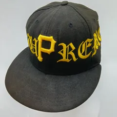 希少 レア NEW ERA ニューエラ シュプリーム 07SS ベースボールキャップ Authentic COLLECTION メンズ ブラック サイズ7 1/4  57.7cm HB326-10