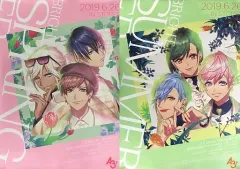 【中古】ポスター B2両面ポスター 春組＆夏組 「CD A3!(エースリー) BRIGHT SPRING EP/BRIGHT SUMMER EP」 BRIGHT EPシリーズ発売記念 ポスタージャック＆抽選会 in アニメイト 当選品