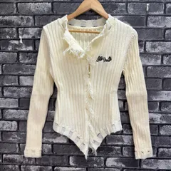 【新品　未使用】　レディース　トップス　ニット　カーディガン　シャツ　Mサイズ　アイボリー