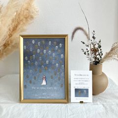 ウェディングツリー 結婚証明書［星空］ウェルカムツリー 結婚式　ペーパーアイテム