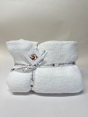 【新品未使用】 Kashwere THCH カシウェア ブランケット タオルケット 寝具 ひざ掛け Shawl Collar - Adult - Chenilla Solid 70"L x 52"W WHITE O/S