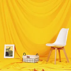 Lanx. （ランクスドット） 背景布 撮影用 撮影布 バックスクリーン 背景シート バックグラウンド 写真 スタジオ背景 スクリーンシート 2mx1.5m 黄色 イエロー( 黄色(イエロー),  2mx1.5m)