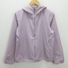 D■ユニクロ/UNIQLO ポケッタブルUVカットパーカ【L】ピンク系/LADIES/95【中古】■