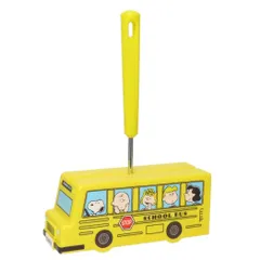 スヌーピー 掃除用品 バス型ローラークリーナー イエロー ピーナッツ ティーズファクトリー コロコロ 粘着クリーナー キャラクター グッズ 