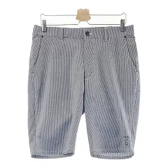 サイズ：LL EDWIN GOLF エドウィンゴルフ  シアサッカー ハーフパンツ チェック柄 ネイビー系 [240101429583] ゴルフウェア メンズ ストスト