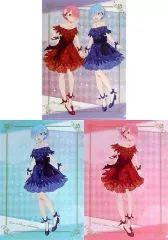 【中古】クリアファイル ラム＆レム A4クリアファイルセット(3枚組) 「Re：ゼロから始める異世界生活×ローソン」