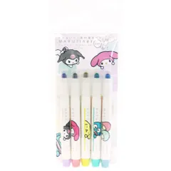 ☆ Bセット/スイーツ ☆ マルライナー 5色セット サンリオキャラクターズ マルライナー 5色セット サンリオキャラクターズ 蛍光ペン マーカーペン 蛍光マーカー 5色 カラーペン 色ペンセット ペン 筆記具 筆記用具 文具 文房具 ステーショナリー